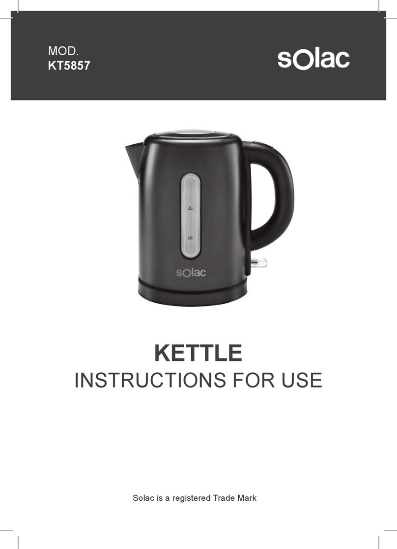 SOLAC KT5857 Instructions for use