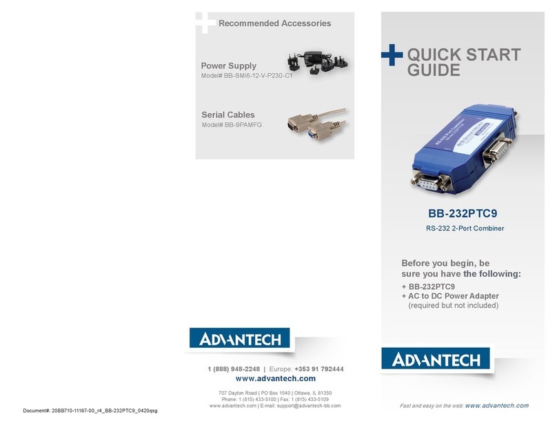 Advantech BB-232PTC9 User manual