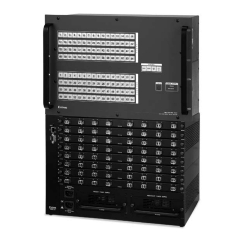 Extron electronics Fiber Matrix 6400 User manual