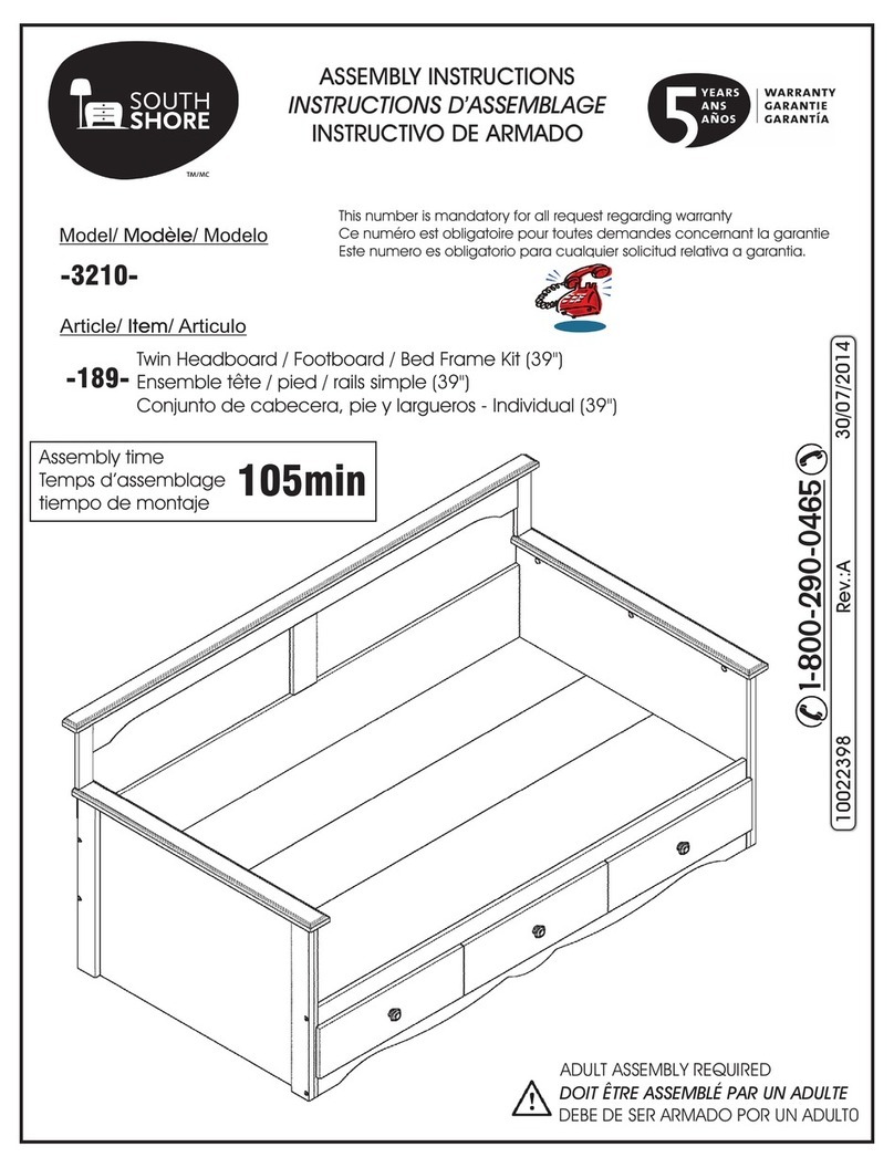 SouthShore 3210 User manual SouthShore 3210 User manual