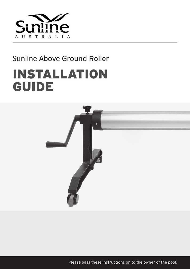 Sunline Above Ground Roller installation guide