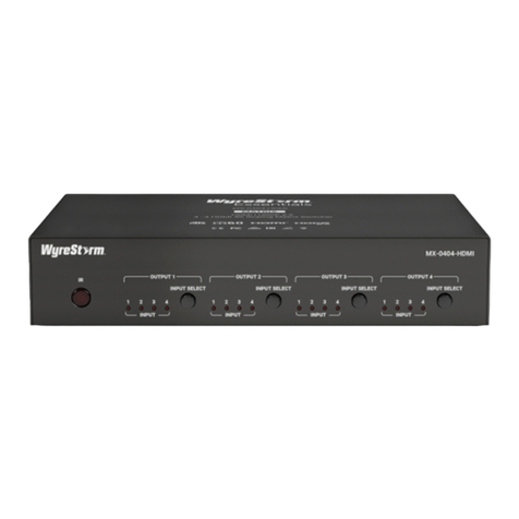 Wyrestorm MX-0404-HDMI User manual