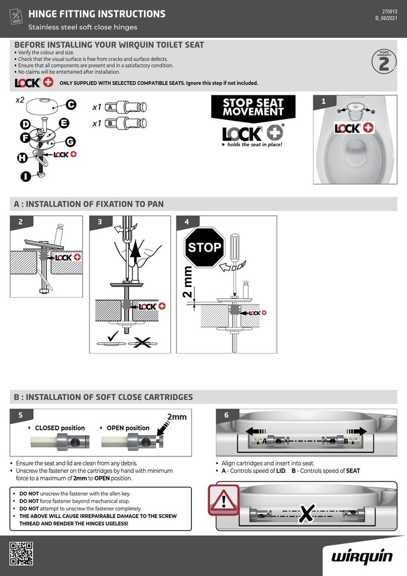 Wirquin 20980001 Fitting instructions