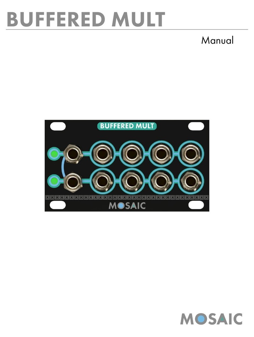 Mosaic BUFFERED MULT manual