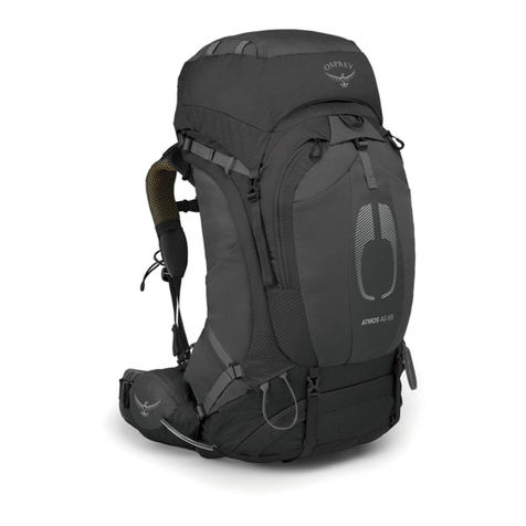 Osprey ATMOS AG Series User manual Osprey ATMOS AG Series User manual