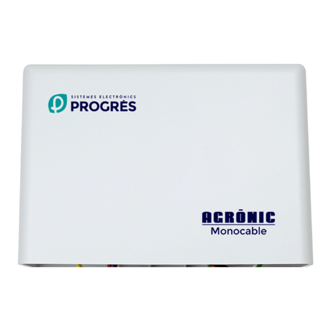 Progres Agronic Monocable Module manual Progres Agronic Monocable Module manual
