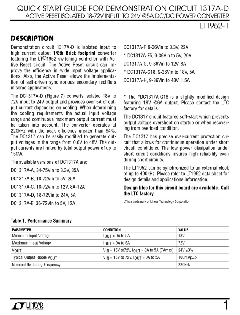 Linear Technology 1317A-D User manual