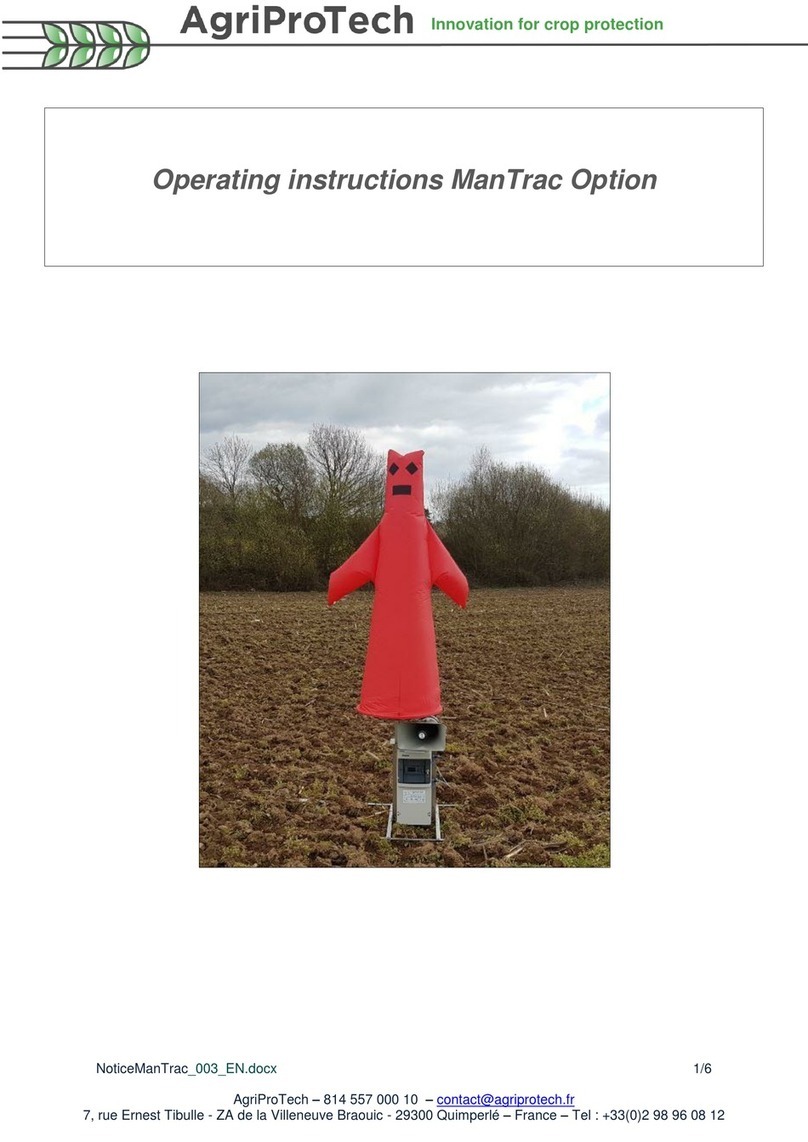 AgriProTech ManTrac Option operating instructions
