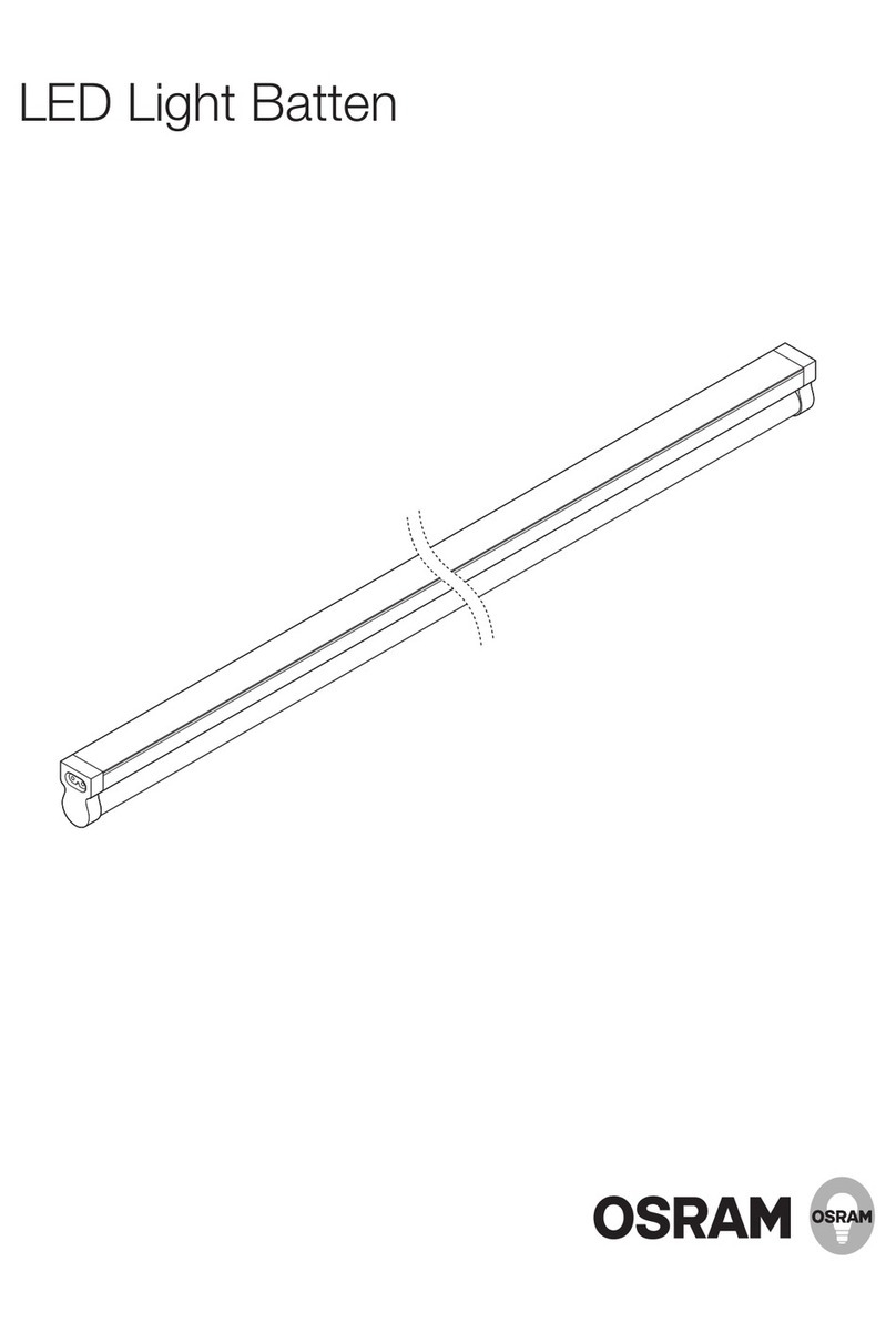 Ledvance Osram LED Light Batten 600MM installation instructions