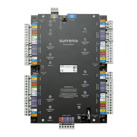 suprema CoreStation CS-40 Configuration guide