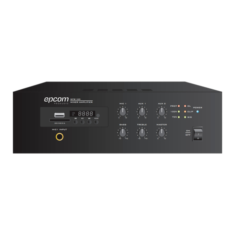 Epcom PROAUDIO SFB120 Operation manual