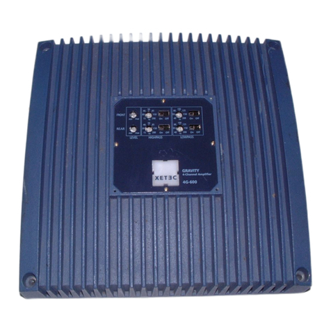 XETEC GRAVITY MK2 Series User manual