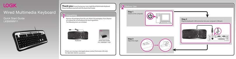 Logik LKBWMM11 quick start guide