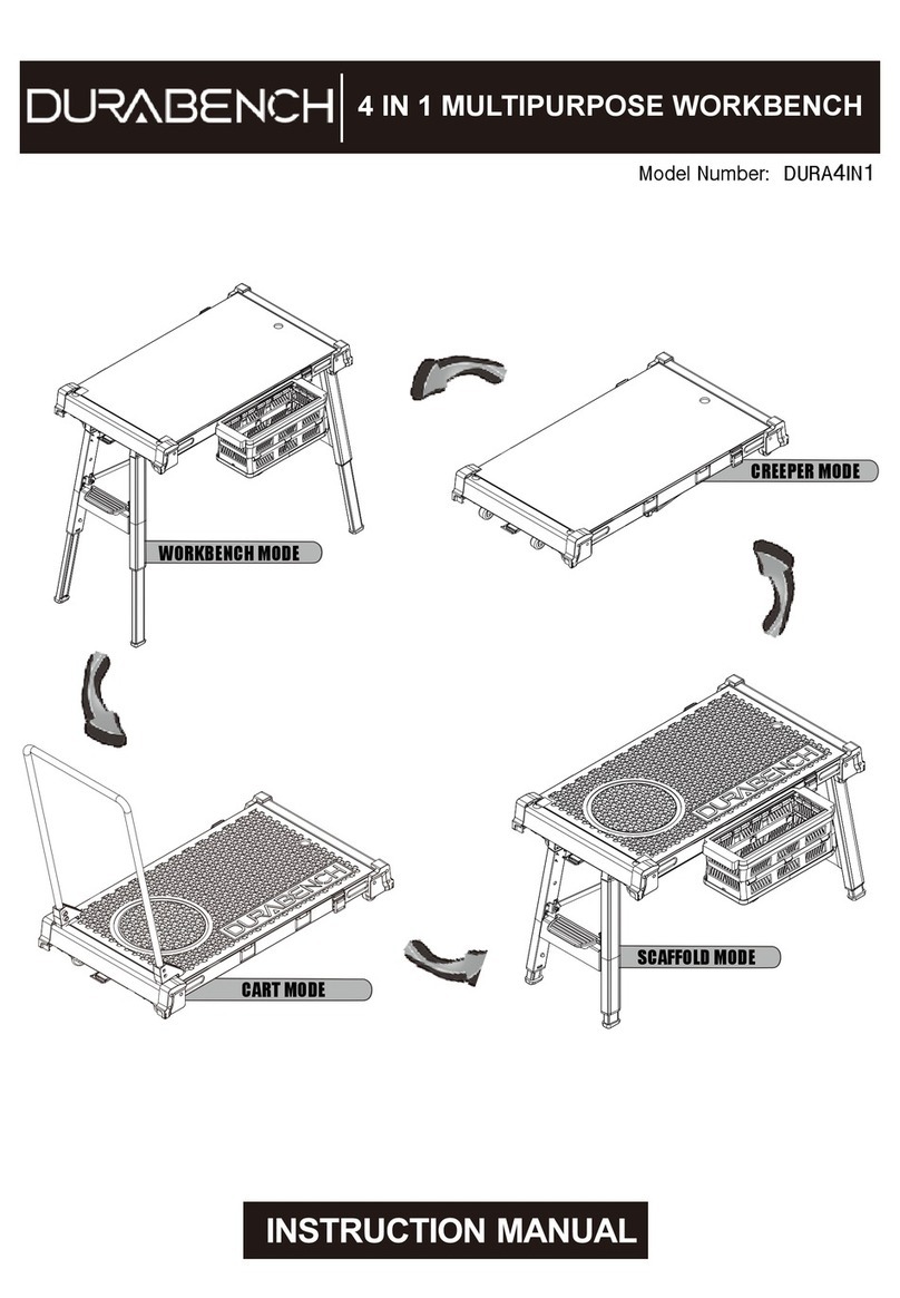 DURA DURABENCH DURA4IN1 User manual