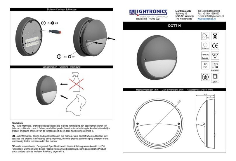 Lightronics DOTT H User manual