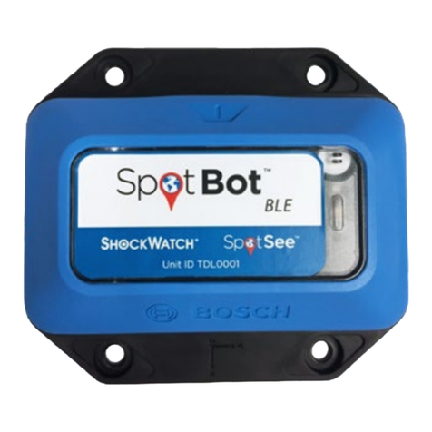 Bosch ShockWatch SpotBot BLE User manual Bosch ShockWatch SpotBot BLE User manual