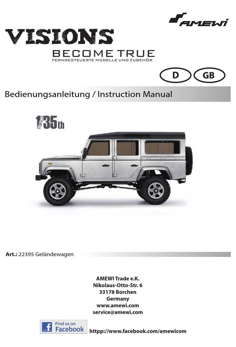 Amewi VISIONS AMX-ROCK GELANDEWAGEN 4WD instruction manual