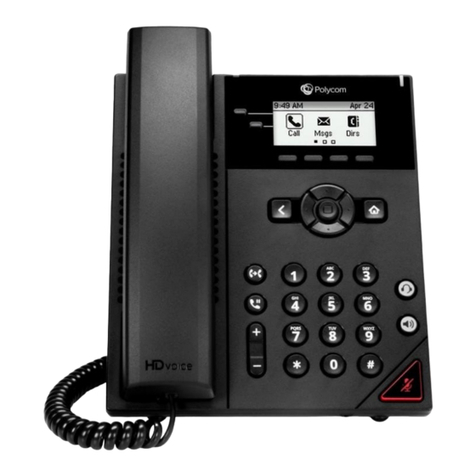 SW Comms Polycom VVX150 User manual