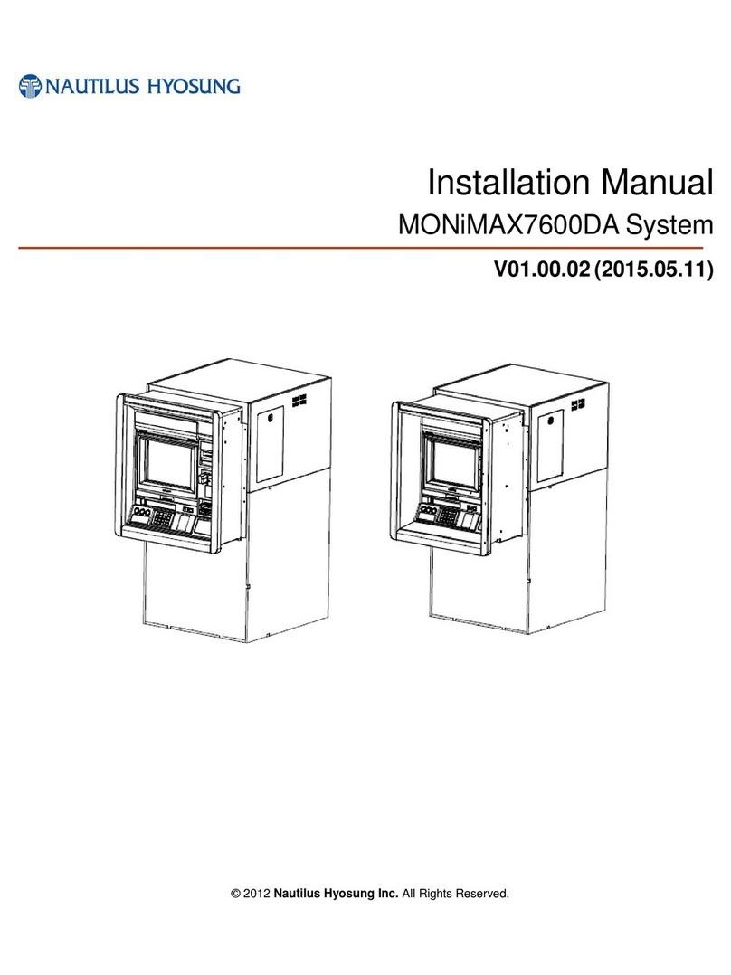 Nautilus Hyosung MONiMAX 7600DA User manual