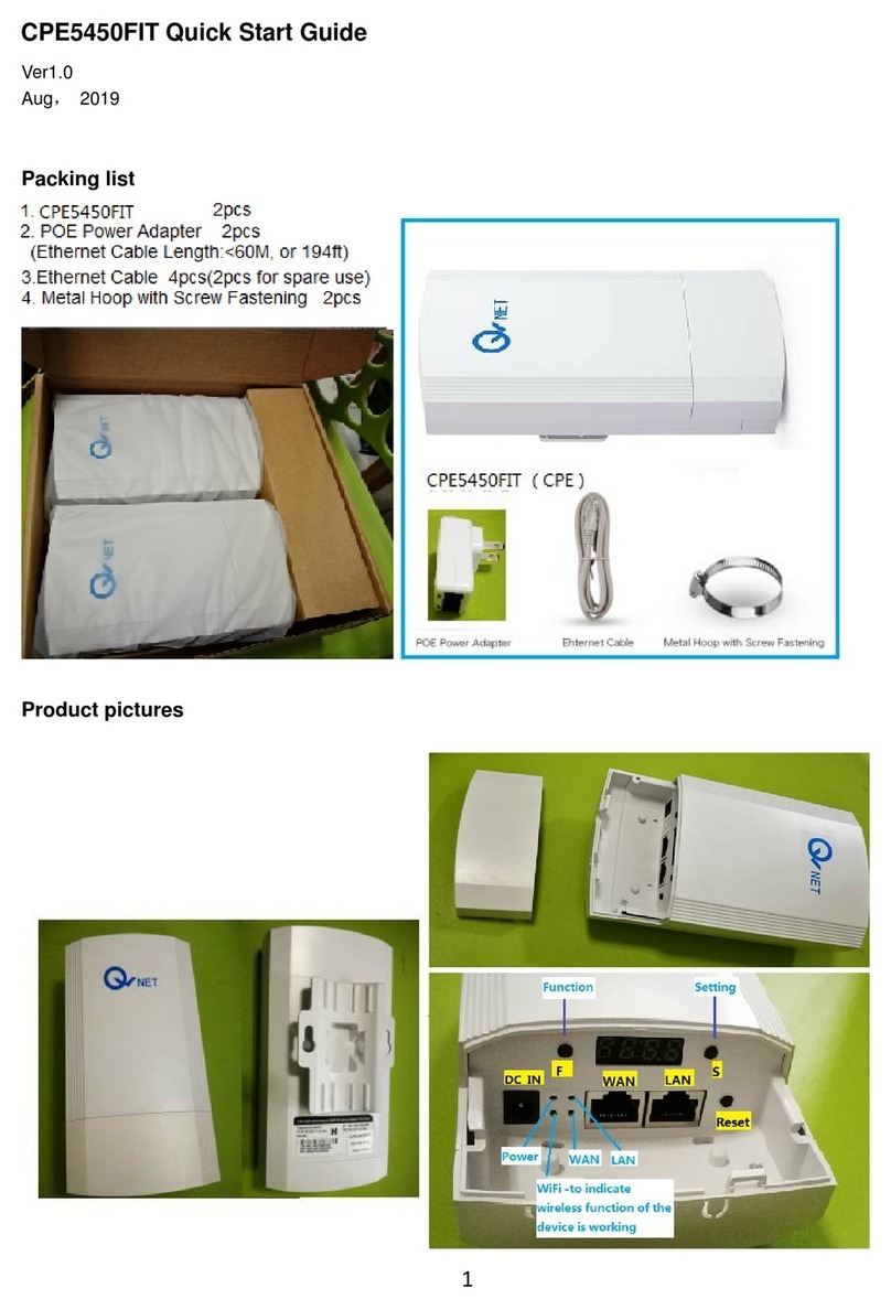 QWNET CPE5450FIT User manual