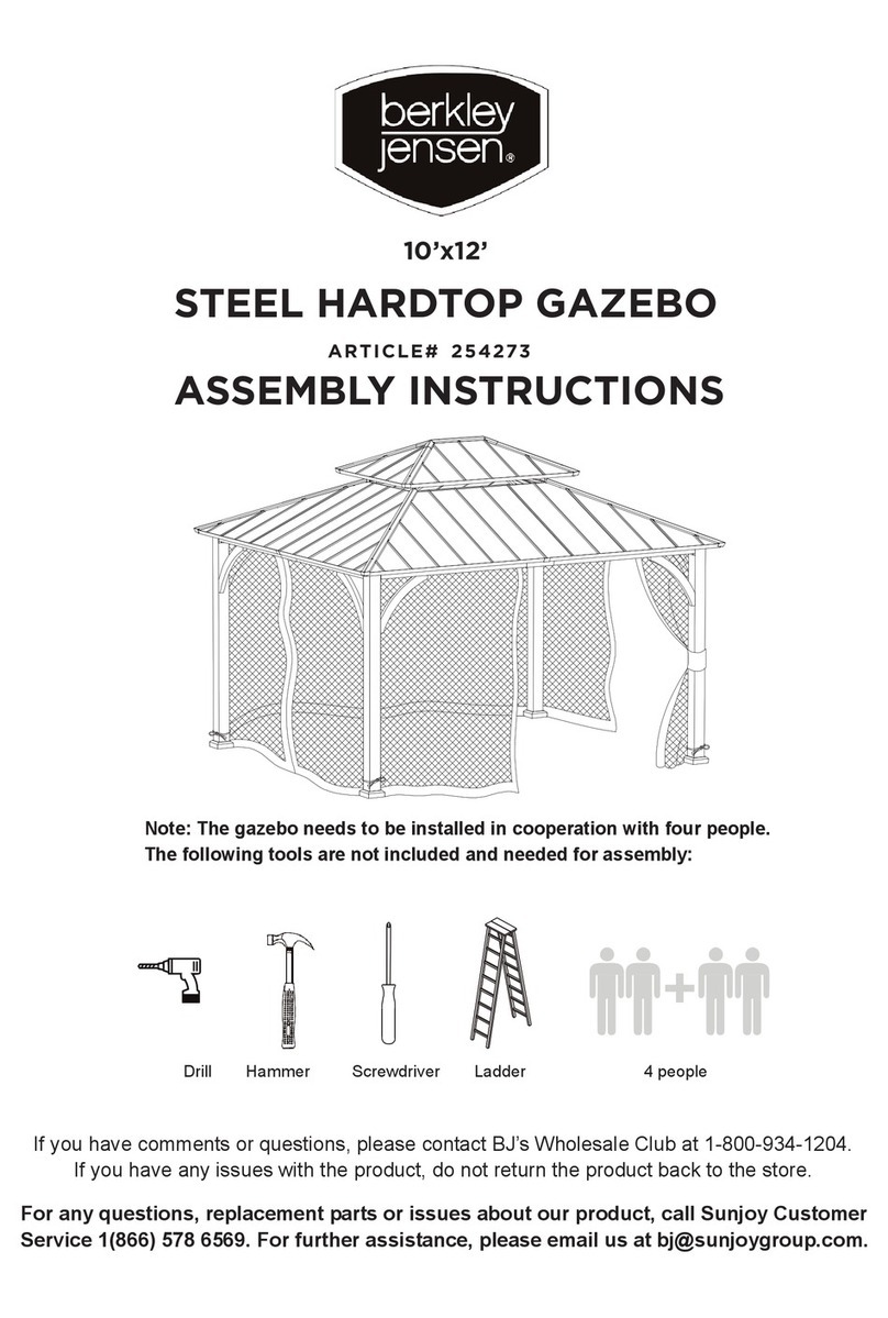 Berkley Jensen 254273 Assembly instructions