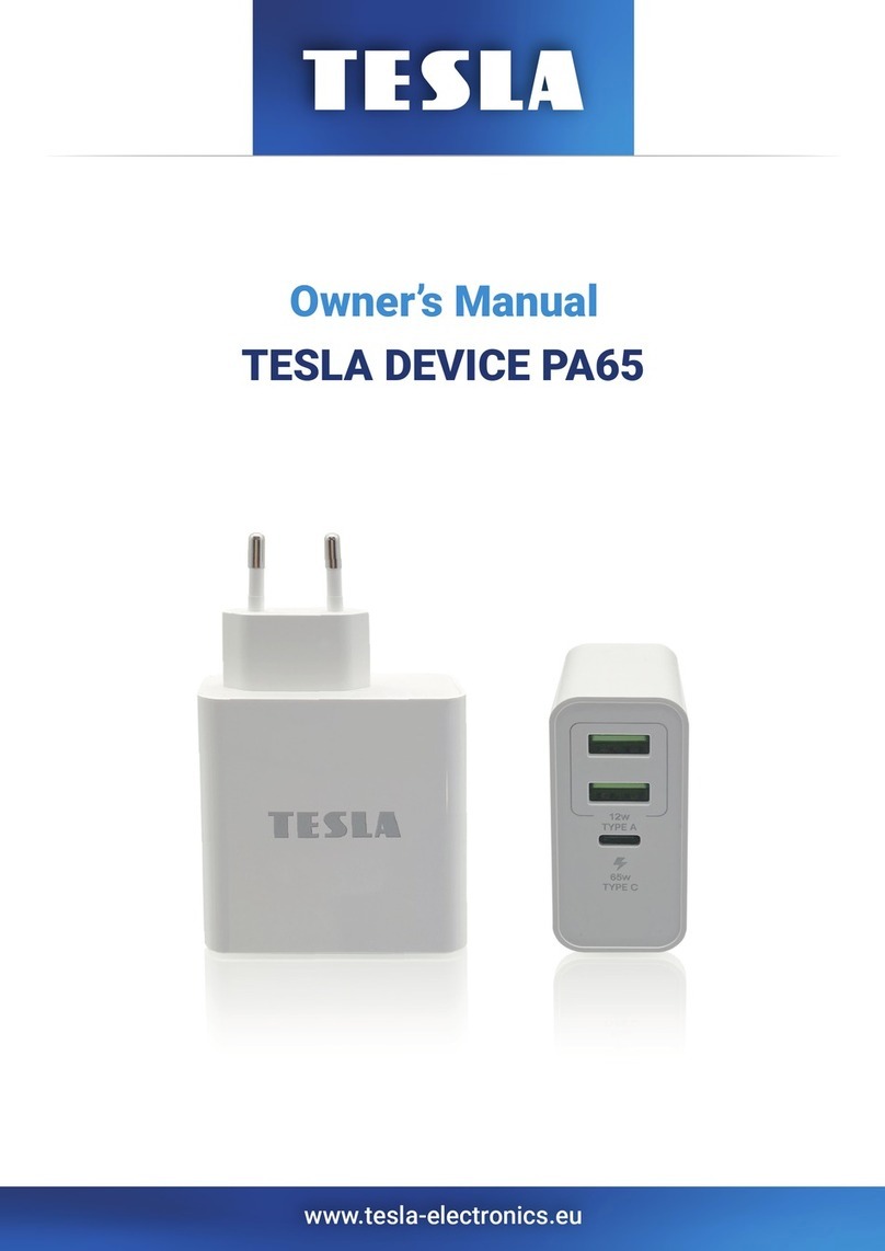 Tesla DEVICE PA65 owner's manual