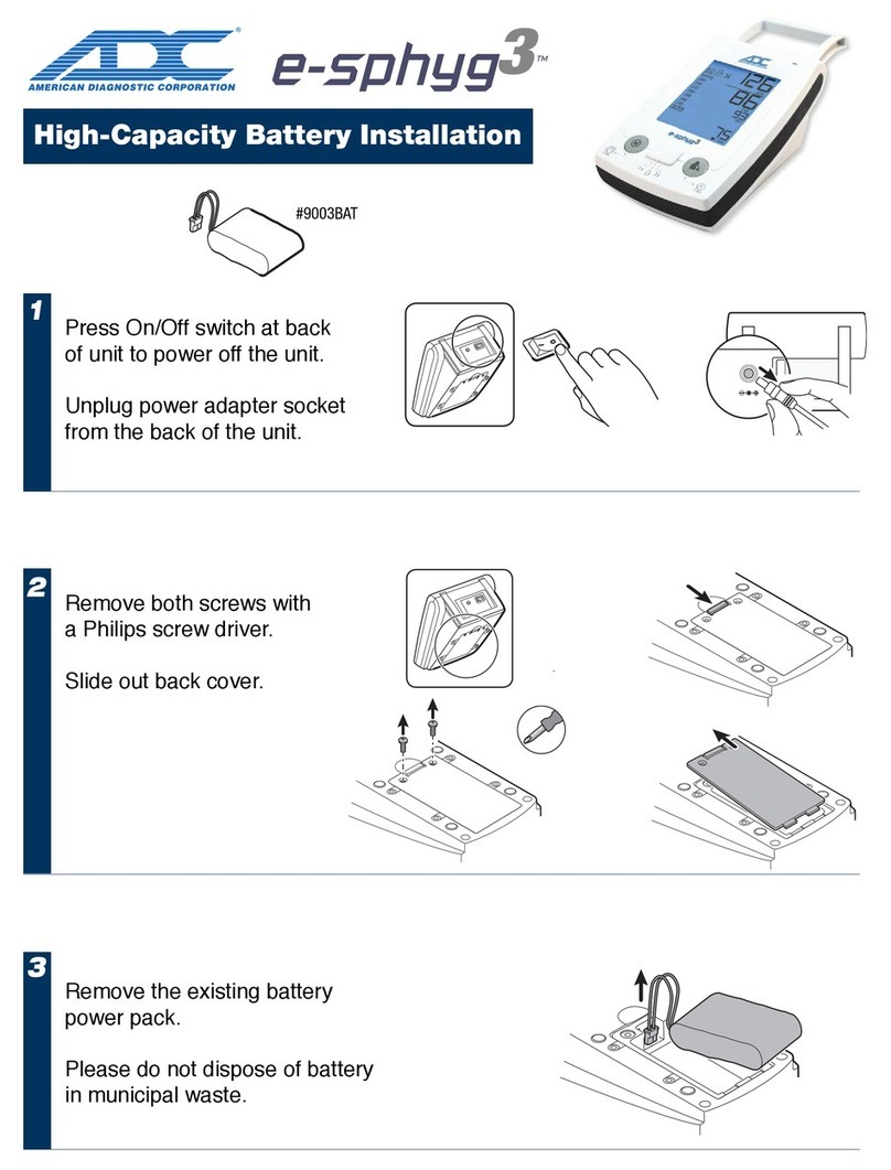 ADC e-sphyg 3 User manual