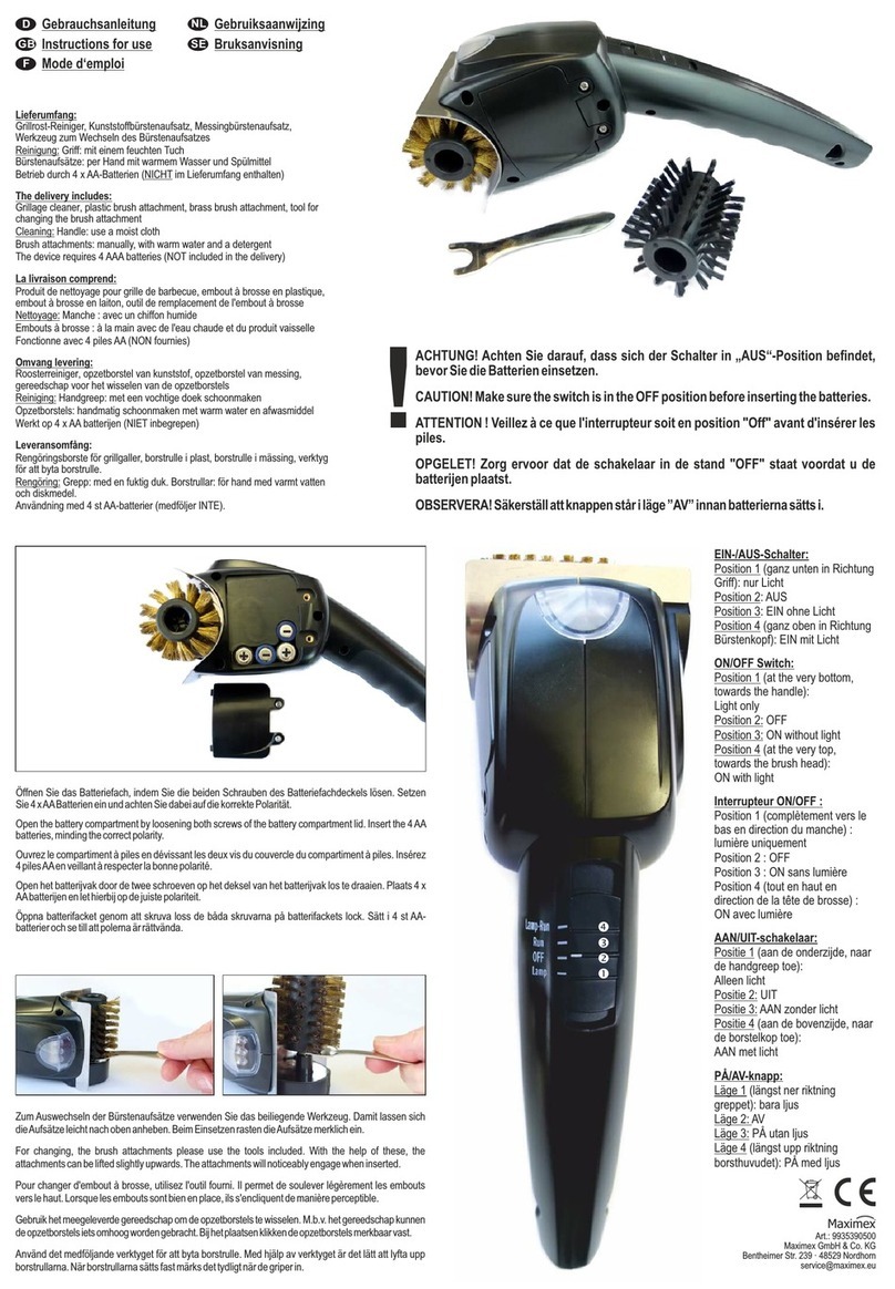 Maximex 9935390500 Instructions for use