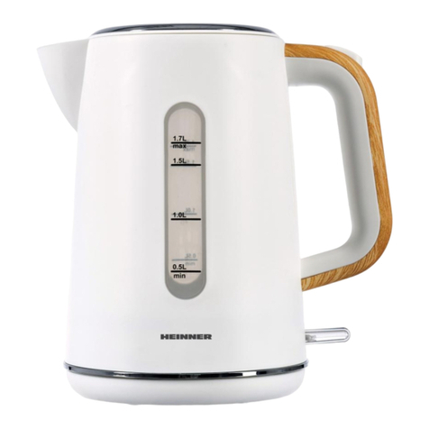 Heinner HEK-WH2200BB instruction manual