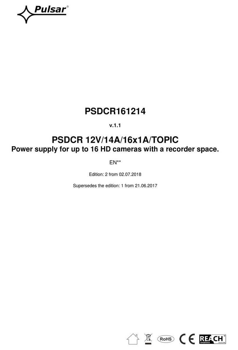 Pulsar PSDCR161214 User manual