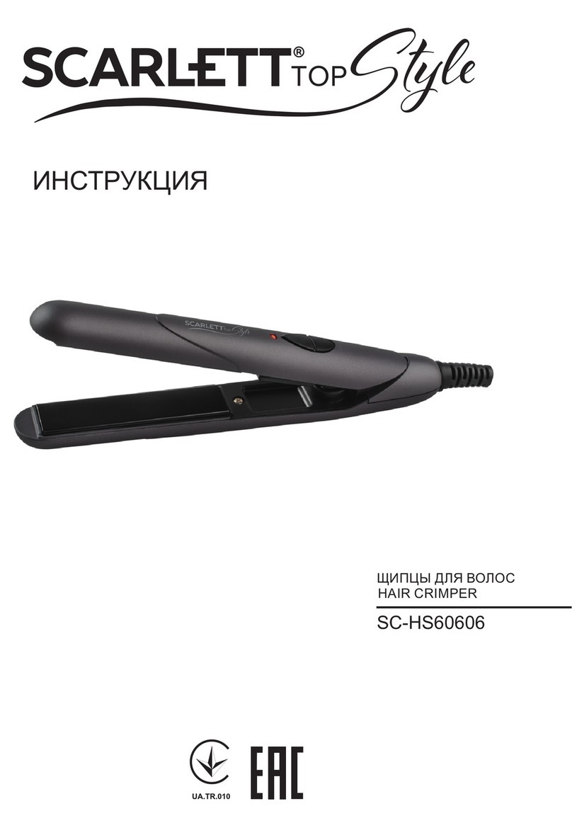 Scarlett TOP STYLE SC-HS60606 User manual