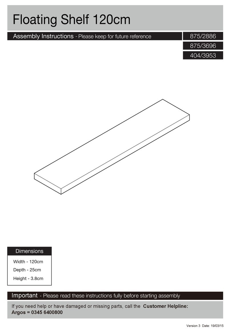 Argos Home HABITAT JAK 875/2886 User manual
