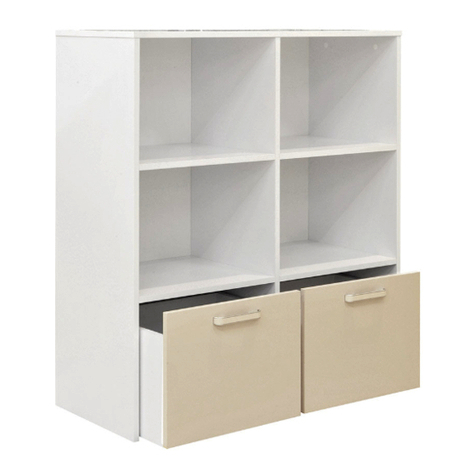 Emmezeta LUNA BOOKCASE Assembling instructions