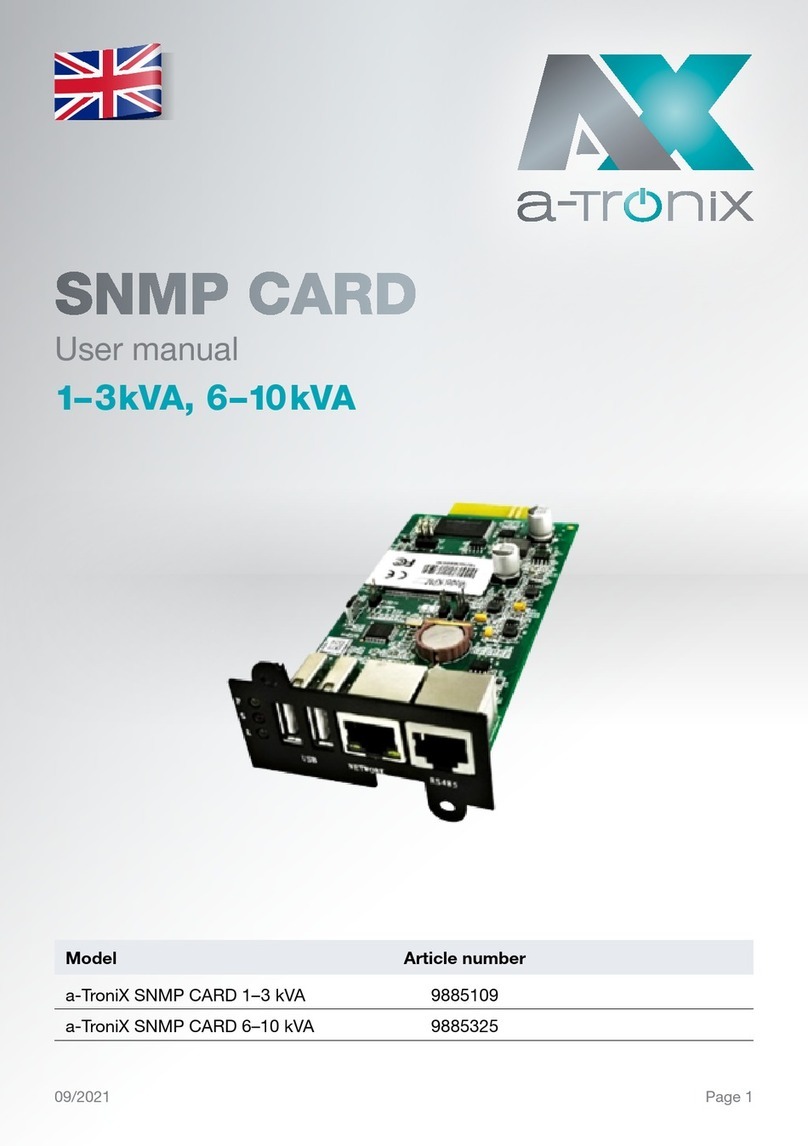 Atronix SNMP user manual