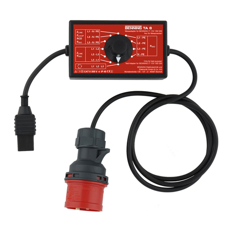 Benning TA 6 operating manual