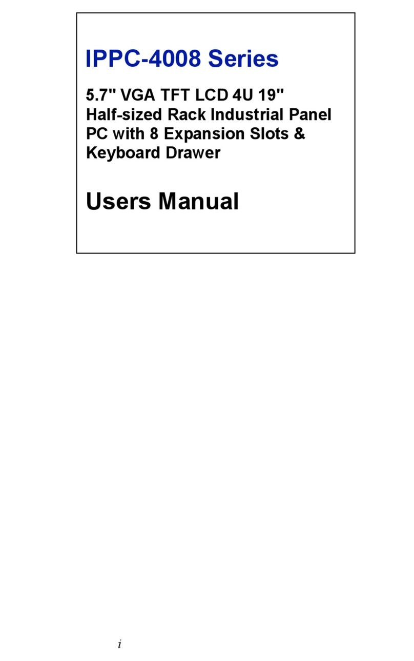 Advantech IPPC-4008 Series User manual