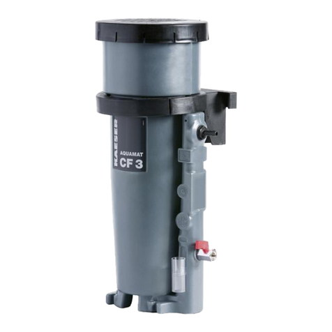 KAESER KOMPRESSOREN AQUAMAT CF3 Instructions for installation and operation