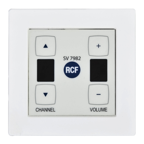 RCF DXT7000 User manual