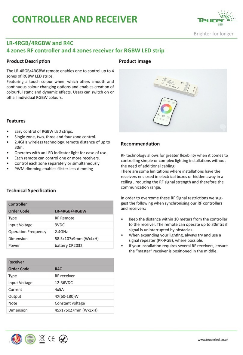 TEUCER LR-4RGB User manual
