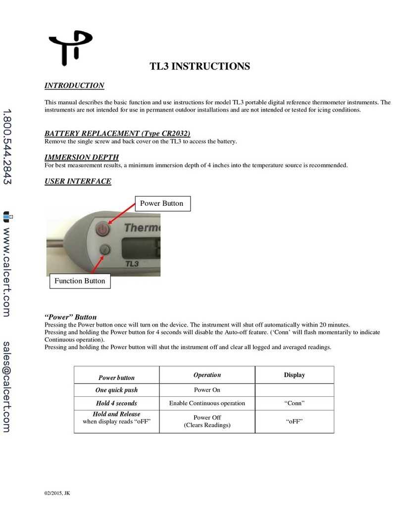 ThermoProbe TL3 Series instructions