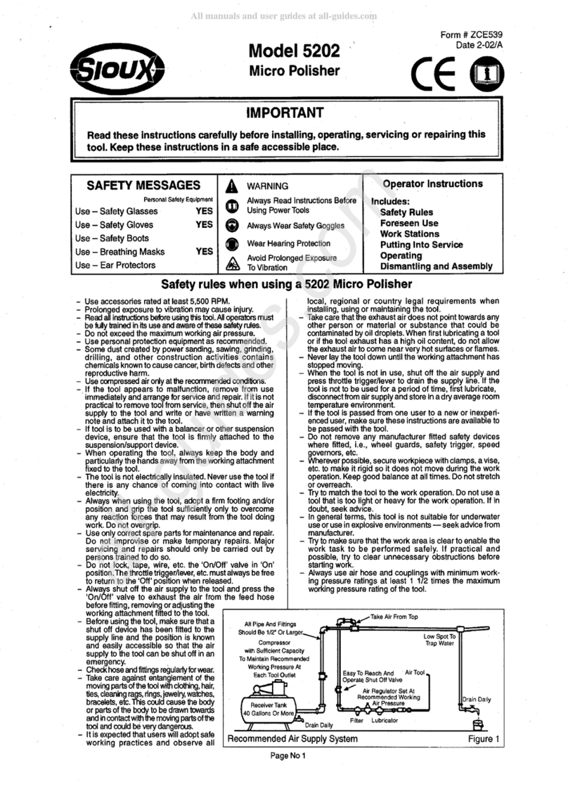 Sioux Tools 5202 User manual