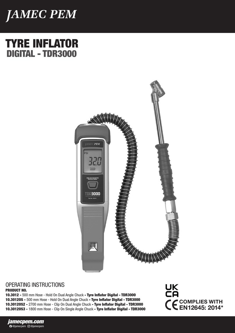 JAMEC PEM TDR3000 operating instructions