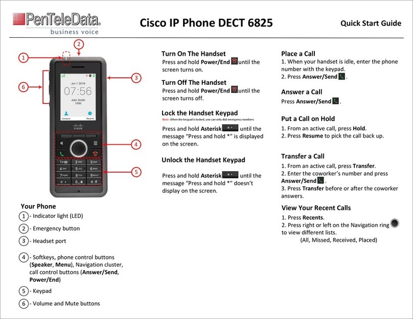 Cisco 6825 User manual