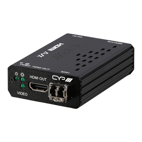 CYP AVX-101F-RX User manual