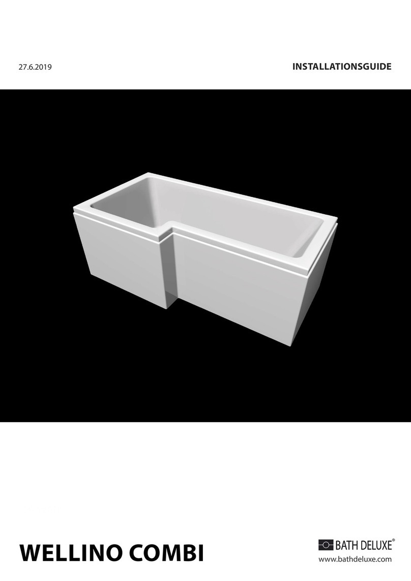 BATH DELUXE Wellino Combi Series installation guide