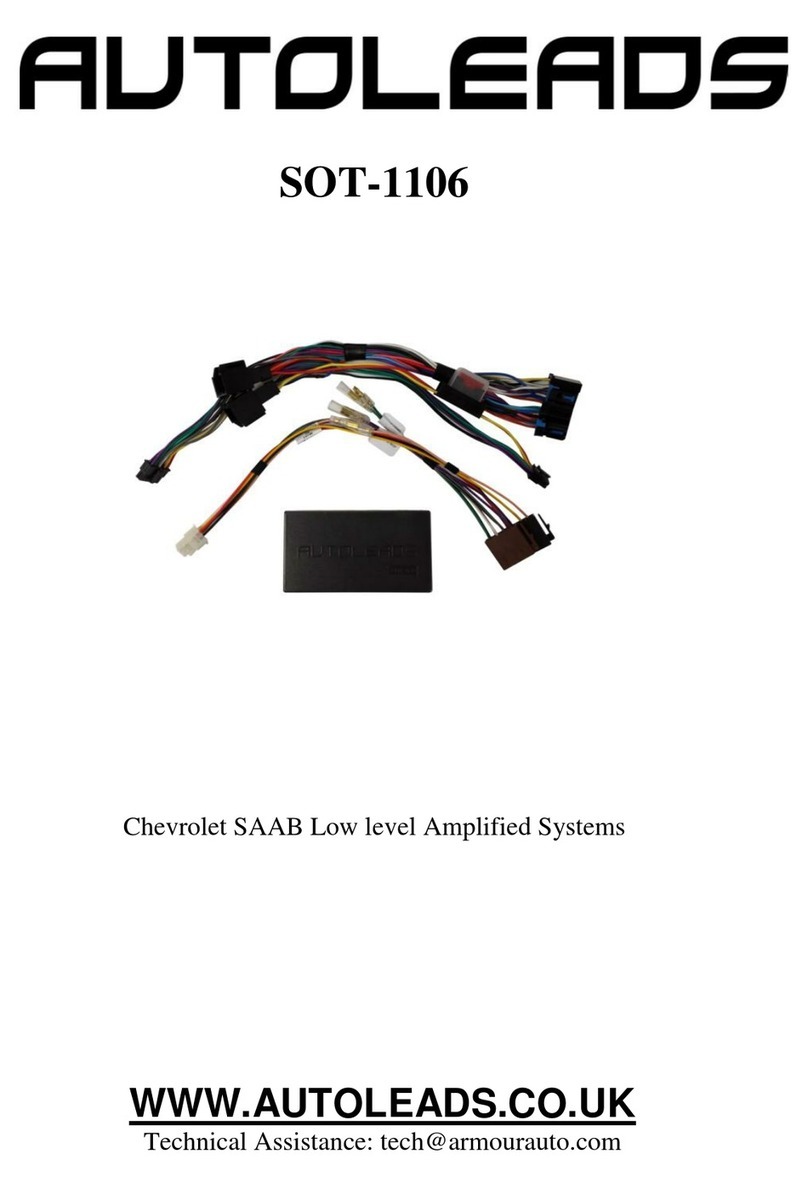 Autoleads SOT-1106 manual