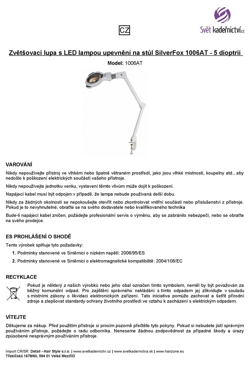 Silver Fox 1006AT User manual