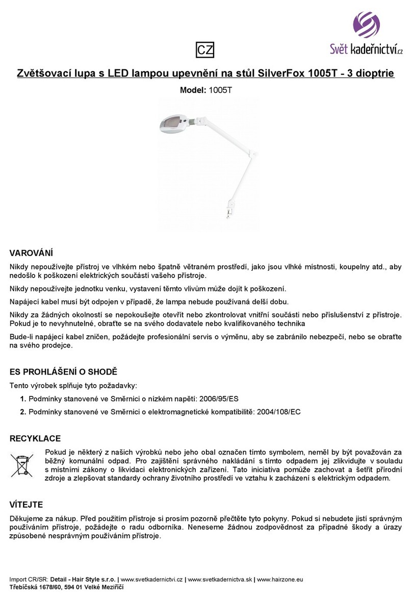 Silver Fox 1005T manual