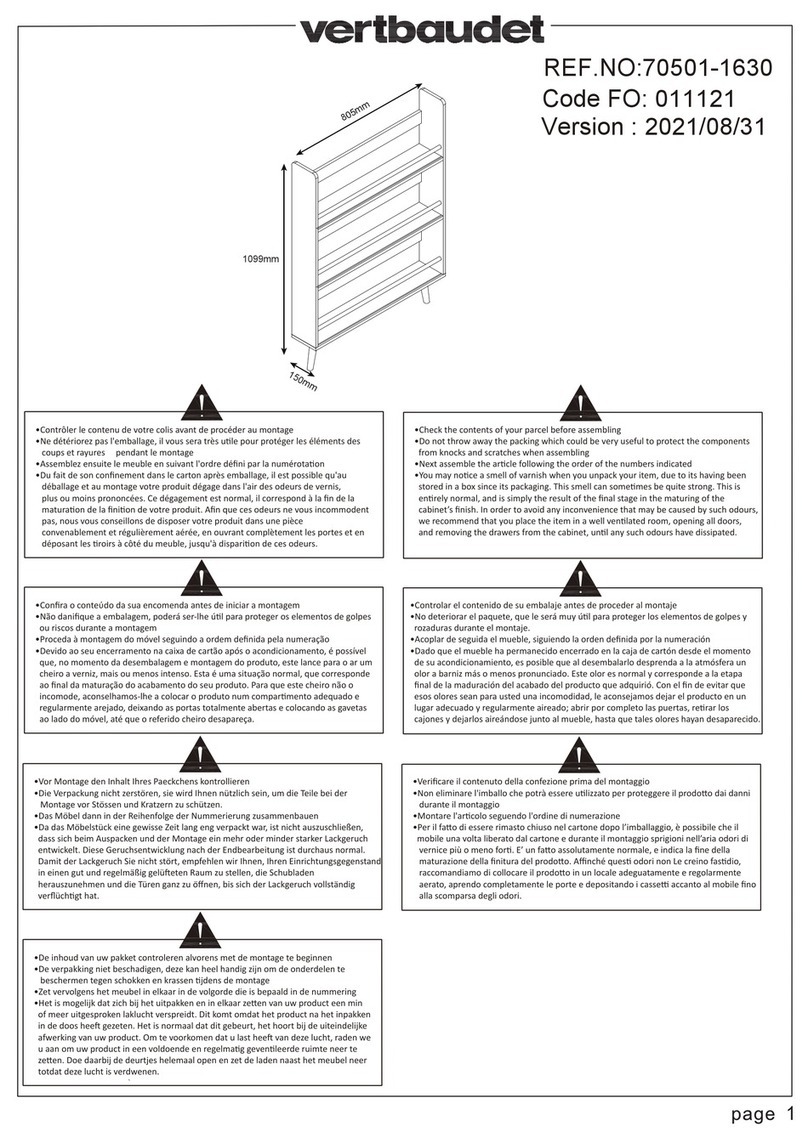 VERTBAUDET Confetti 70501-1630 User manual VERTBAUDET Confetti 70501-1630 User manual