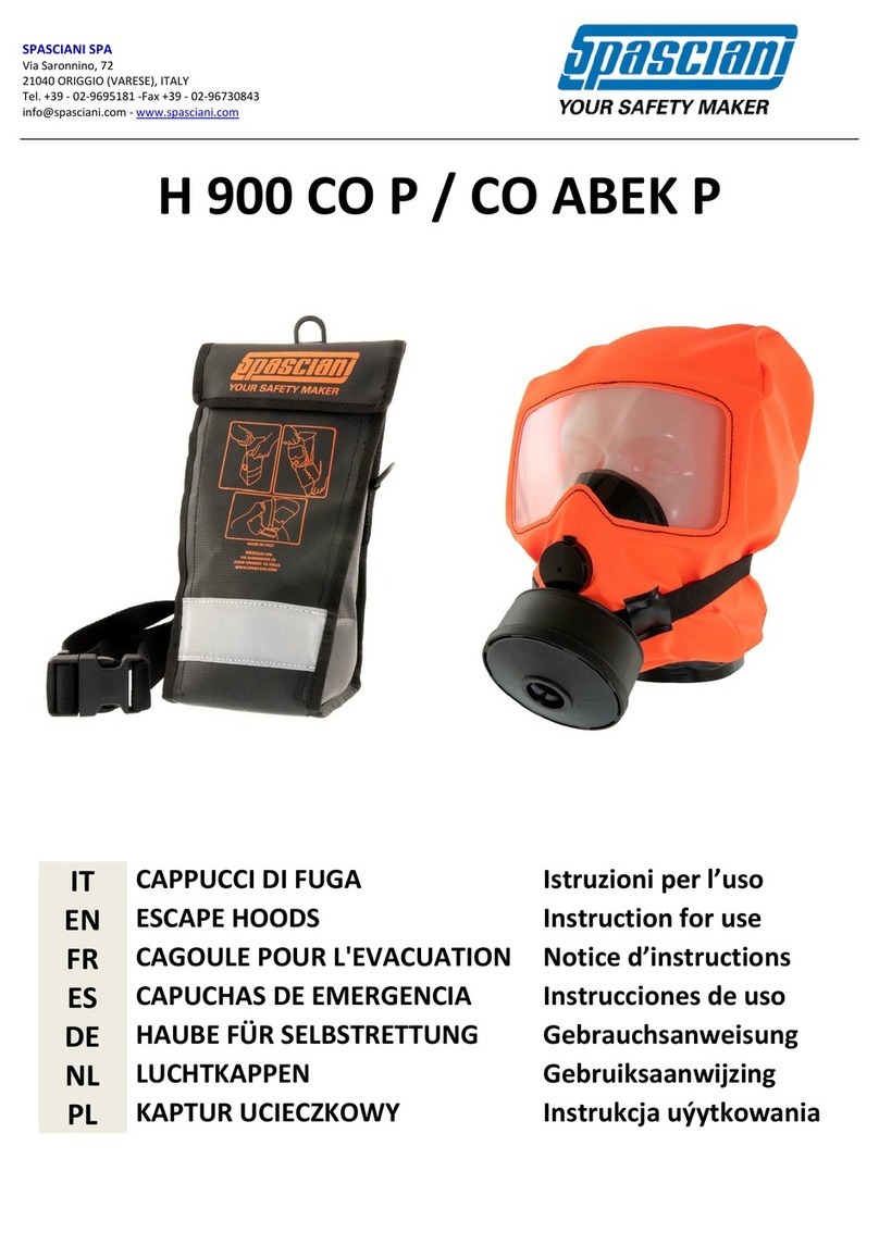 Spasciani H 900 CO P Instructions for use